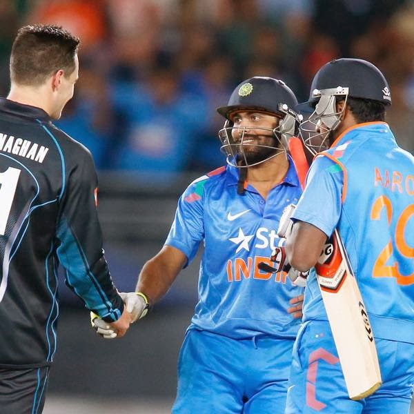 Ravindra Jadeja very nearly pulled off a sensational victory with some lusty hits but could not take India home in the last over as the third one-dayer against New Zealand ended in a nail-biting tie to keep the visitors afloat in the five-match series on Saturday.