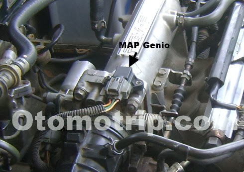Gambar Map sensor pada mobil Genio