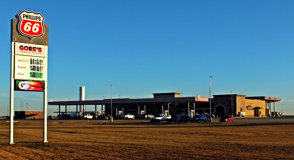 Foto Gores Travel Plaza, Seiling, Dewey County, Oklahoma, Amerika Serikat. 