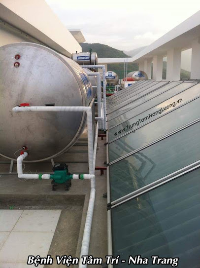 Hệ thống máy nước nóng năng lượng mặt trời Bệnh Viện Tâm Trí - Nha Trang
