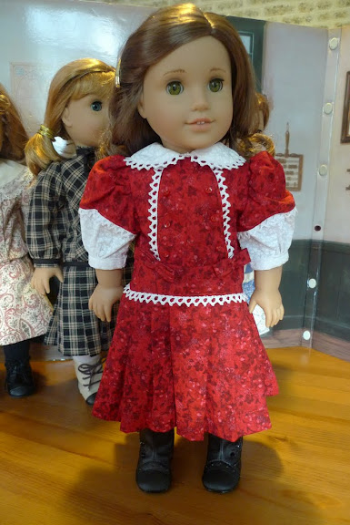 The Miniature Historian: Rebecca's Red School Dress