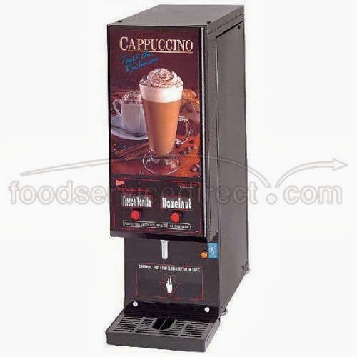 Black Compact Cappuccino Dispenser