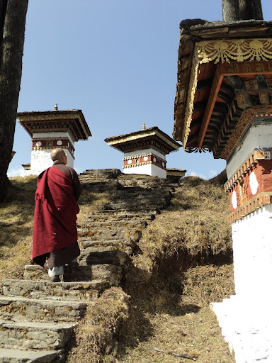 Ký sự chuyến hành hương Bhutan đầu xuân._Bodhgaya monk (Văn Thu gởi) DSC06709
