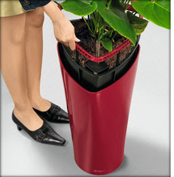 tall plastic indoor planters by Lechuza tall plastic indoor planters by Lechuza