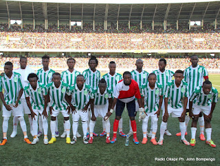 DCMP le 27/10/2012 au stade des martyrs à Kinshasa, lors du match perdu contre l’As-V Club, score: 0-1. Radio Okapi/ Ph. John Bompengo