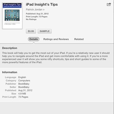 iPad Tips Book