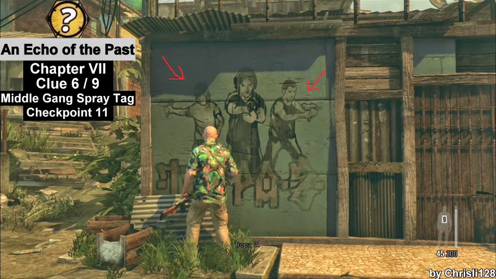 Chapter VII - Clue 6 - Middle Gang Spray Tag