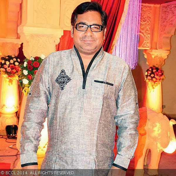 Prasad Tarkar during the wedding party of Ajay Gupta and Pooja. Prasad Tarkar during the wedding party of Ajay Gupta and Pooja.