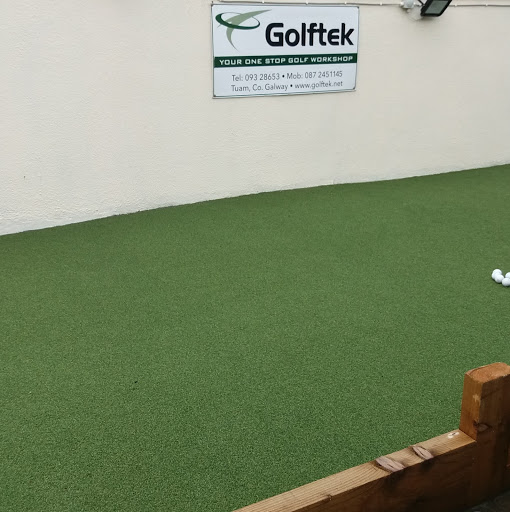 Golftek Golfworks and Shop logo