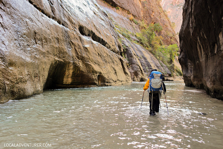 Photo Guide of the Zion Narrows Hike Day 2.