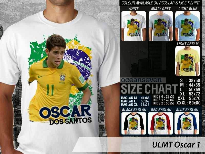 Kaos bola Oscar 1 piala dunia