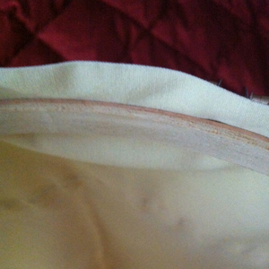 pillowcase pulled through