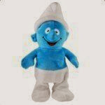  12-inch Cute Plush Action The Smurfs Toy Doll with Sound Effect