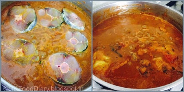 South Indian Fish Curry Recipe (Vanjaram Meen Kuzhambu) 9