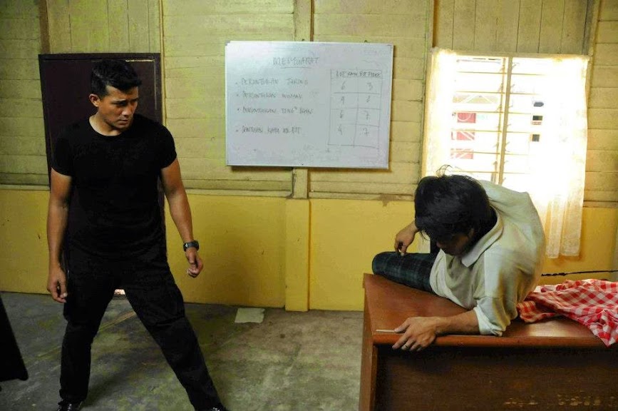 Aaron Aziz fight scene