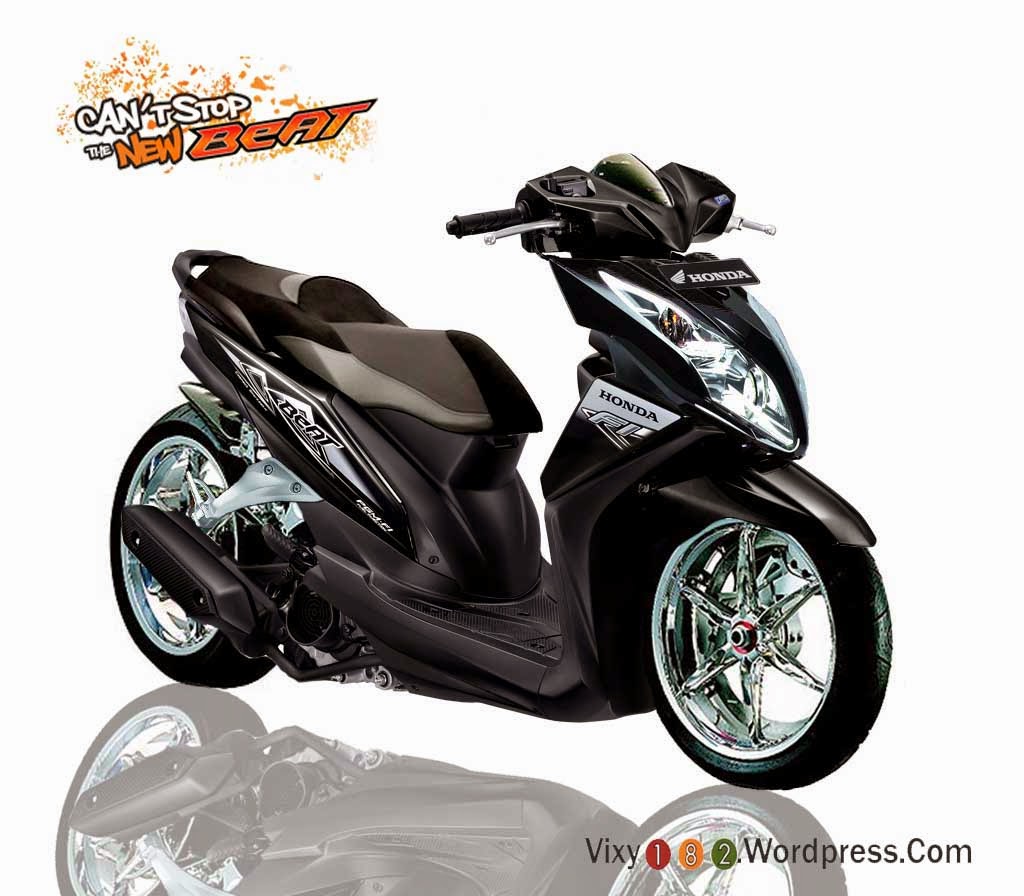 Modifikasi Honda Beat Fi Putih