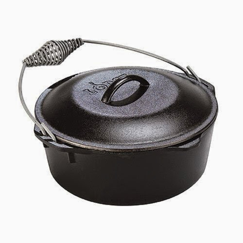  Lodge L8DO3 Pre-Seasoned Dutch Oven, 5-Quart