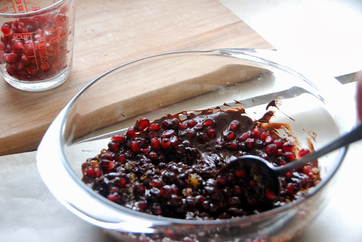 Dark Chocolate Pomegranate Bark Recipe