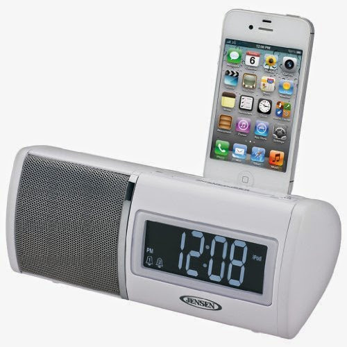  JENSEN JiMS-75i iPhone(R)/iPod(R) Docking Digital Clock Radio