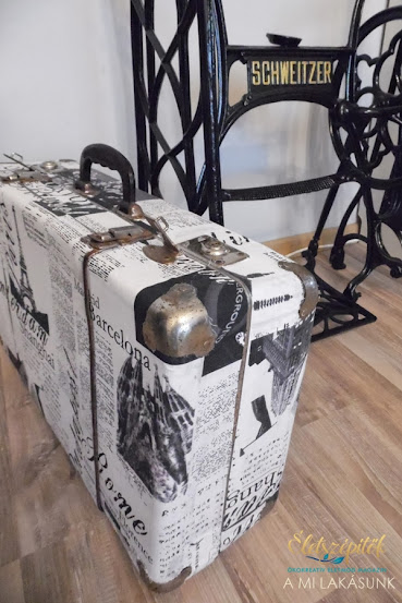 A mi Lakásunk | Kreatív bőröndfelújítás | Szépítők Magazin
