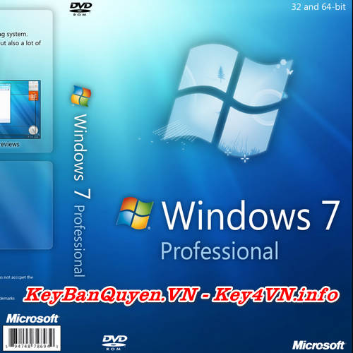 Mua Bán Key Bản Quyền Windows 7 Pro Full 32 Và 64 Bit .