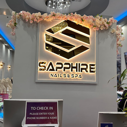 Sapphire Nails and Spa logo