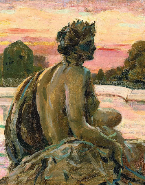 James Carroll Beckwith - One of the Figures at the Parterre d'Eau