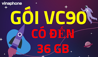 Miễn phí 36GB LÊN MẠNG vô tư với 90.000đ gói VC90 VinaPhone