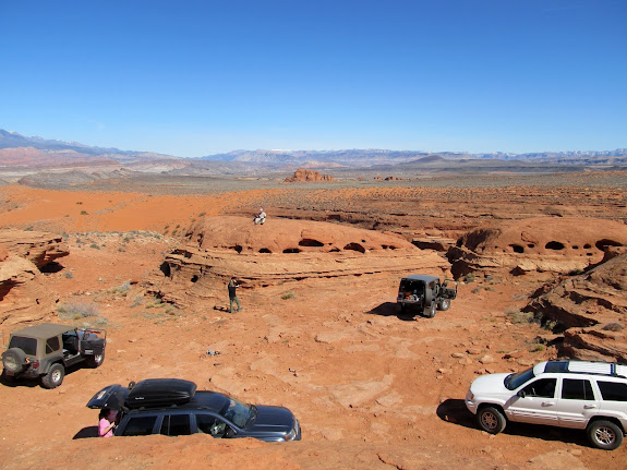 Our lunch spot, the same place I camped last month