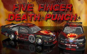 Dale Earnhardt Jr NASCAR Unites Patriotic Wallpaper Five Finger Death Punch Wicked Ford Mustang Wallpaper