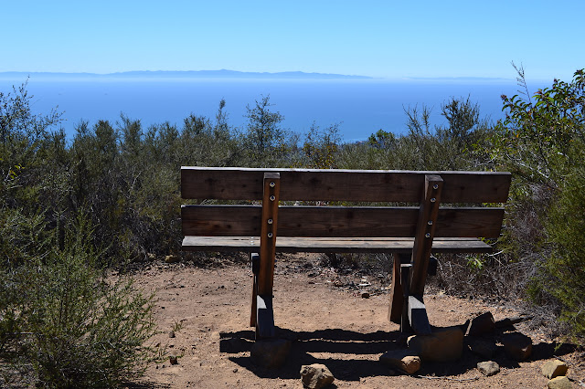 the new bench and the islands