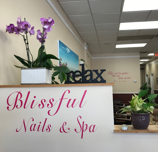 Blissful Nails and Spa logo