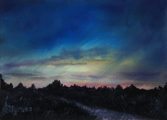 Sunset Sampler No. 1 - Original Painting