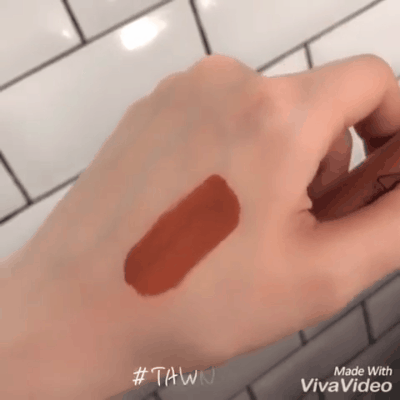 Bảng màu son kem 3CE Soft Lip Lacquer Tawny Red