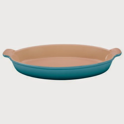Le Creuset Heritage Caribbean Stoneware Au Gratin Dish, 3.1 Quart