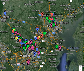 Urban Maryland Development Map