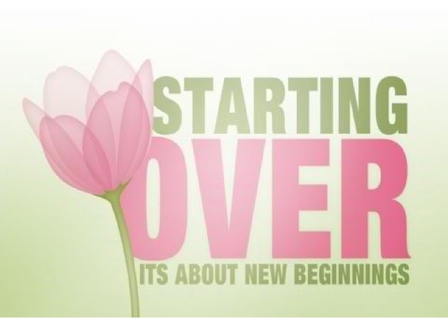Like starting over