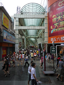 covered shopping area at Dongmen, Shenzhen, China