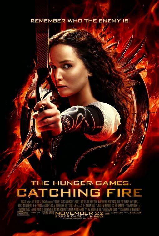 Poster Of The Hunger Games: Catching Fire (2013) Full Movie Hindi Dubbed Free Download Watch Online At Alldownloads4u.Com