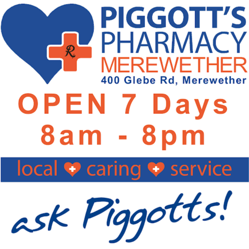 Piggott's Pharmacy Merewether logo