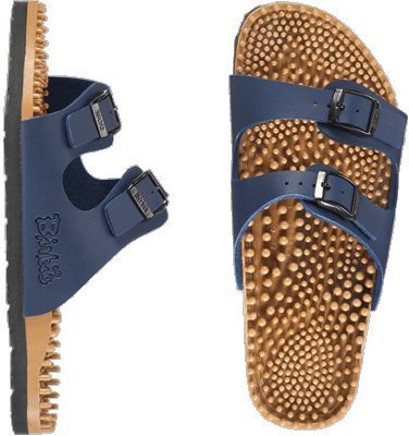 Ã¿Ã¾ Birkis sandals Super-Noppy from Birko-Flor in Blue with a regular ...