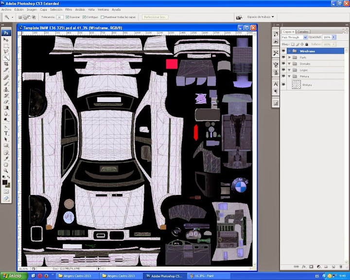 Tutorial. Obtener wireframe para template. 17