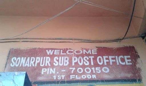 Sonarpur Post Office, 149, Haridhan Chakraborty Sarani, Aghor Sarani Thakur Pur More, Paschatya Para, Sonarpur, Kolkata, West Bengal 700150, India, Shipping_and_postal_service, state WB