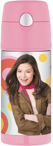  Thermos Icarly Funtainer Bottle, 12 Ounce with Pop up Straw