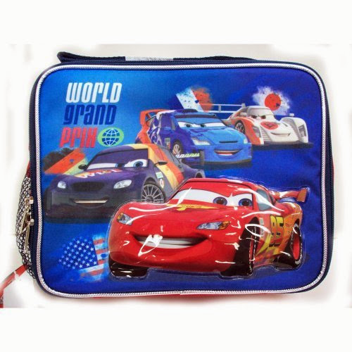  Disney Cars2 Blue Lunch Bag