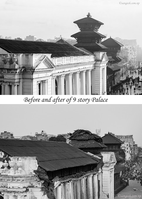 basantapur nine 9 story palace royal heritage nepal earthquake