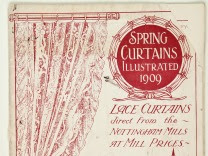 Spring curtains illustrated 1909: Lace curtains direct from the Nottingham Mills at Mill prices