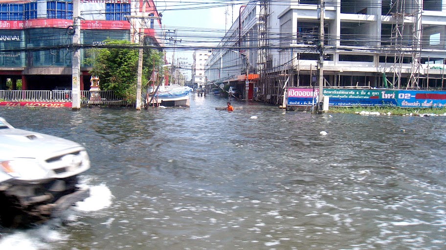 A glimpse of the big flood in 2011, Thailand