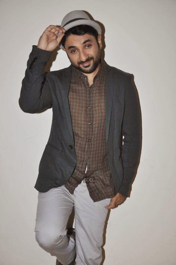 Vir Das poses during the promotion of Amit Sahni Ki List, in Mumbai, on July 9, 2014. (Pic: Viral Bhayani)