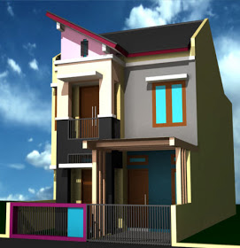FOTO GAMBAR RUMAH MODERN MINIMALIS SEDERHANA SKETSA UNIK